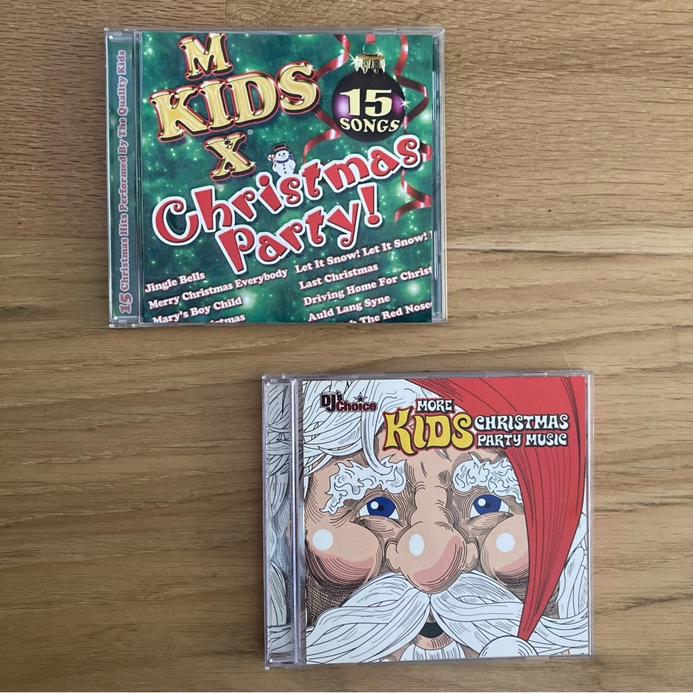 Kids Christmas Party Music CD Set